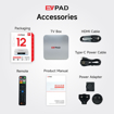 Picture of EVPAD 12P TV Box 8K 4+64GB | 1000M LAN | Google Asistant Voice Control | 1 YEAR WARRANTY